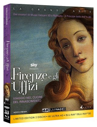 Firenze e gli Uffizi 3D/4K - Limited Edition (La Grande Arte) (4K Ultra HD + Blu-Ray Disc 3D/2D)
