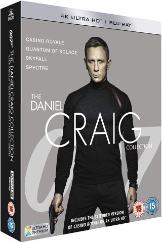 007 James Bond Daniel Craig Collection (Import UK) (4 4K Ultra HD + 4 Blu-Ray Disc)