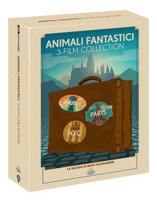 Animali fantastici 3-Film Collection (Travel Art) (3 4K Ultra HD + 3 Blu-Ray Disc)