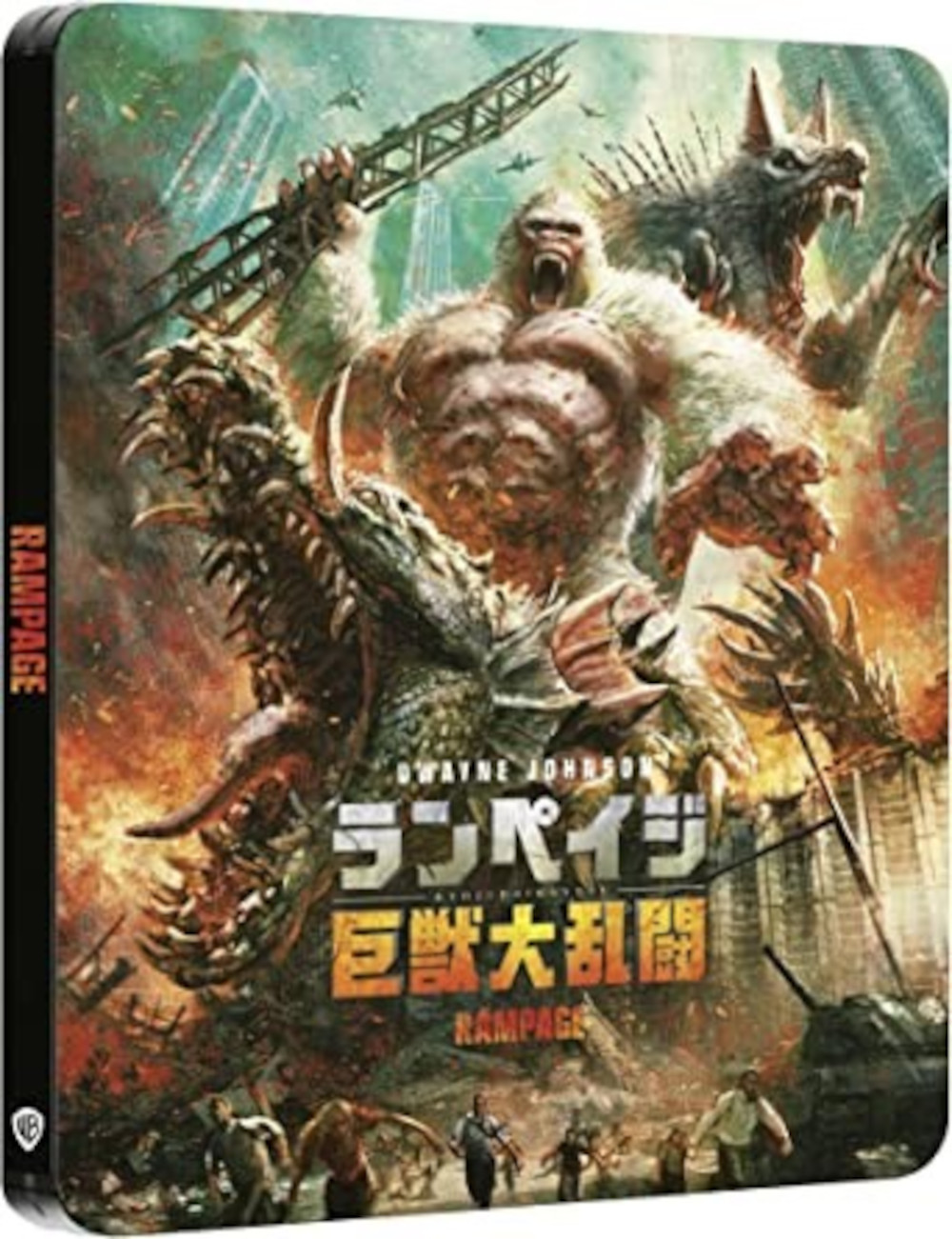 Rampage - Furia animale - Japanese Steelbook (4K Ultra HD + Blu-Ray Disc - SteelBook)