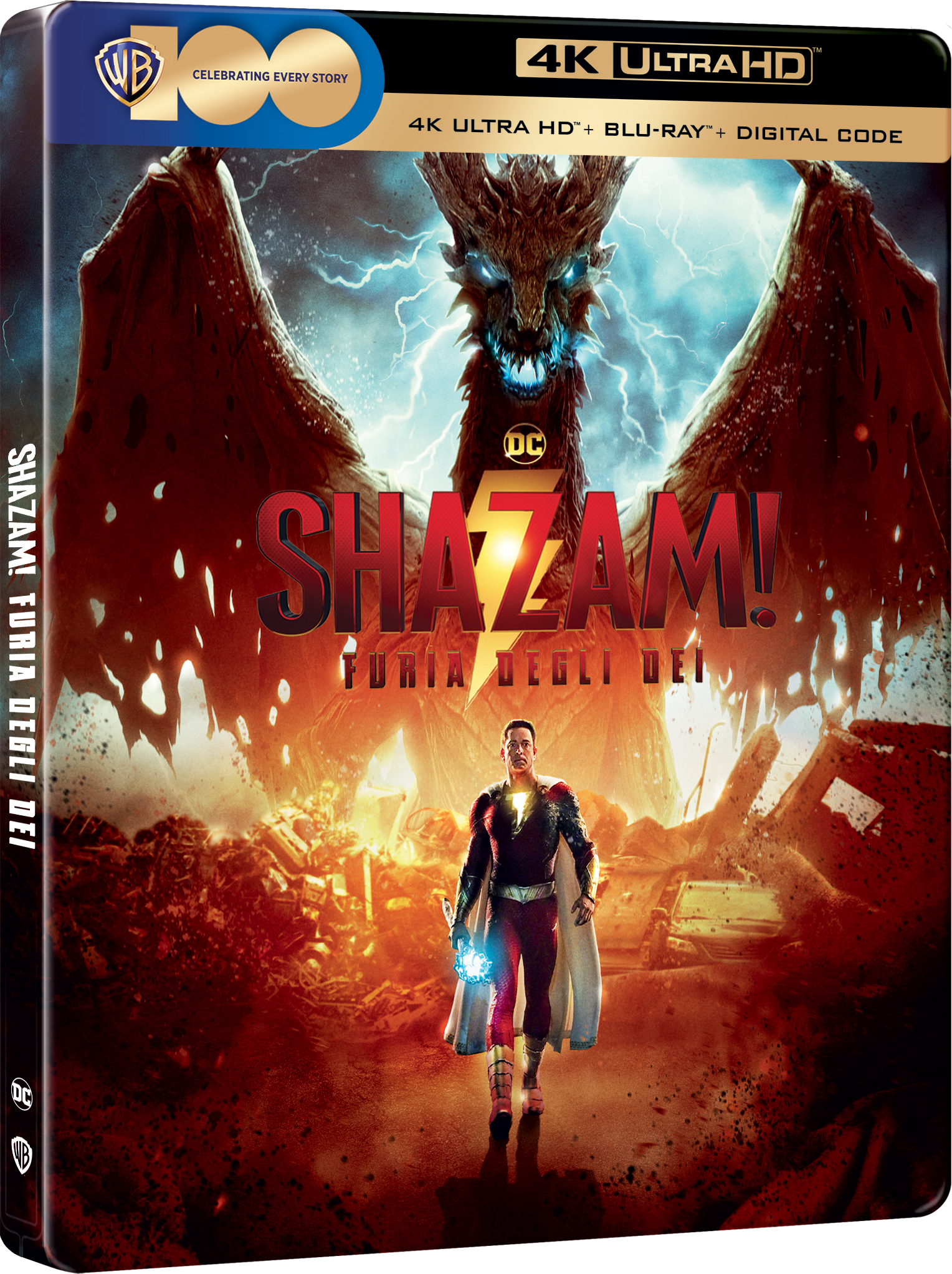 Shazam! Furia degli Dei - Steelbook 1 (4K Ultra HD + Blu-Ray Disc - SteelBook)