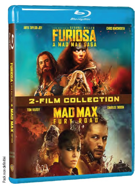 Furiosa A Mad Max Saga + Mad Max Fury Road - 2 Film Collection (2 Blu-Ray Disc)