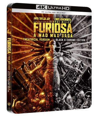 Furiosa: A Mad Max Saga - Black & Chrome-Color (2 4K Ultra HD - SteelBook)