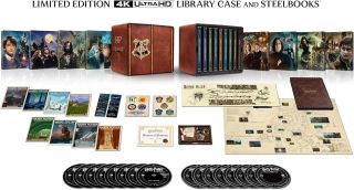 Harry Potter - 25th Anniversary Library Case (8 4K Ultra HD + 8 Blu-Ray Disc + Card - SteelBook)