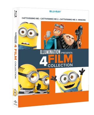 Cattivissimo Me 1-3 + Minions 4 Film Collection (4 Blu-Ray Disc)