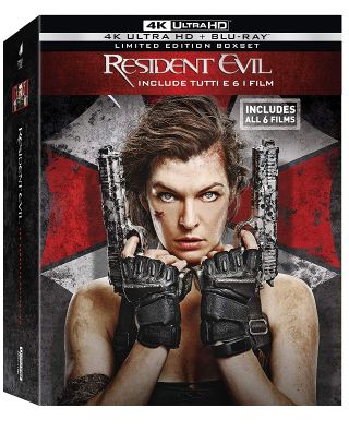Resident Evil - Limited Edition Boxset - 6 Film (6 4K Ultra HD + 6 Blu-Ray Disc)