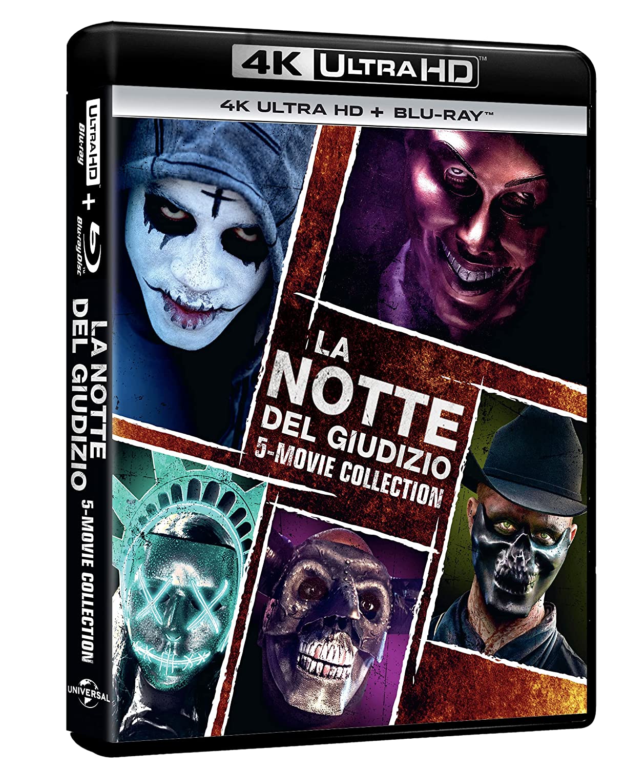 La notte del giudizio - Collection 1-5 (5 4K Ultra HD + 5 Blu-Ray Disc)