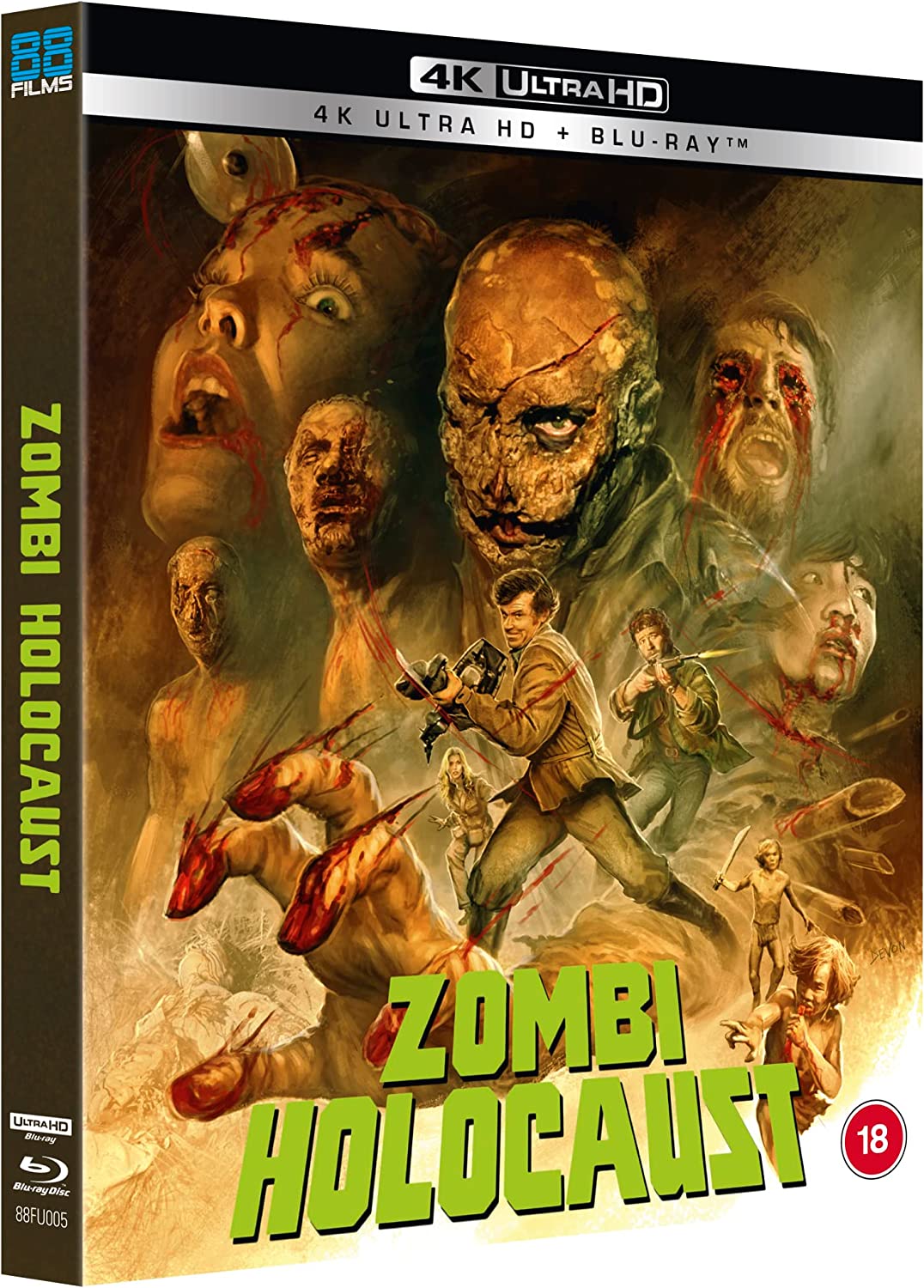 Zombie Holocaust (Import UK) (4K Ultra HD + Blu-Ray Disc)
