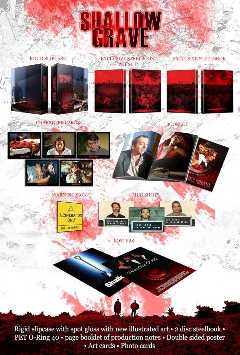 Shallow Grave - Collector Ed. (Import UK) 4K Ultra HD Steelbook