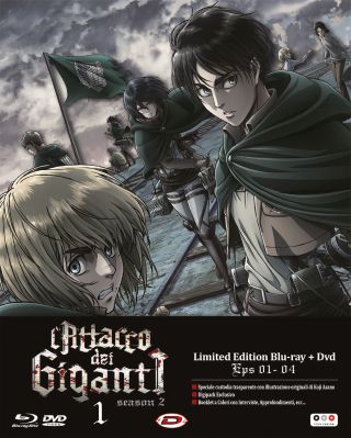 L'attacco dei Giganti - Stagione 2 - Vol. 1 - Limited Edition (Blu-Ray Disc + DVD)
