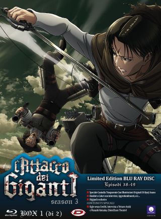 L'attacco dei Giganti - Stagione 3 - Vol. 1 - Limited Edition (3 Blu-Ray Disc)