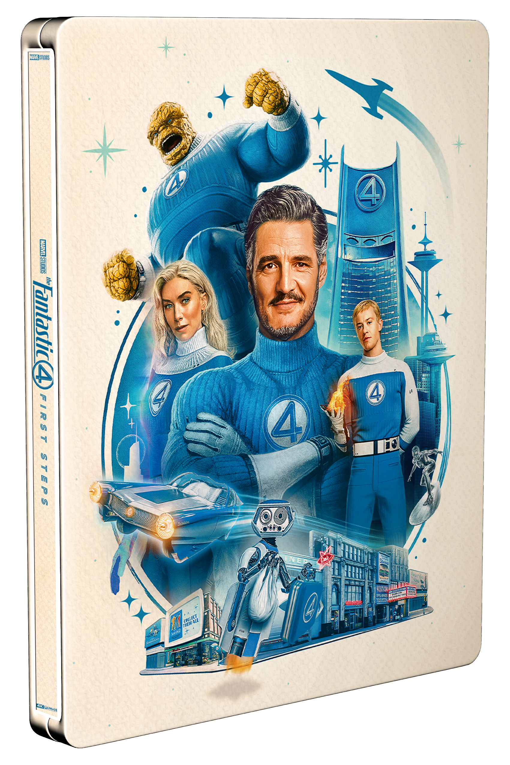 I Fantastici 4 - Gli Inizi (4K Ultra HD + Blu-Ray Disc - SteelBook + 5 Cards)