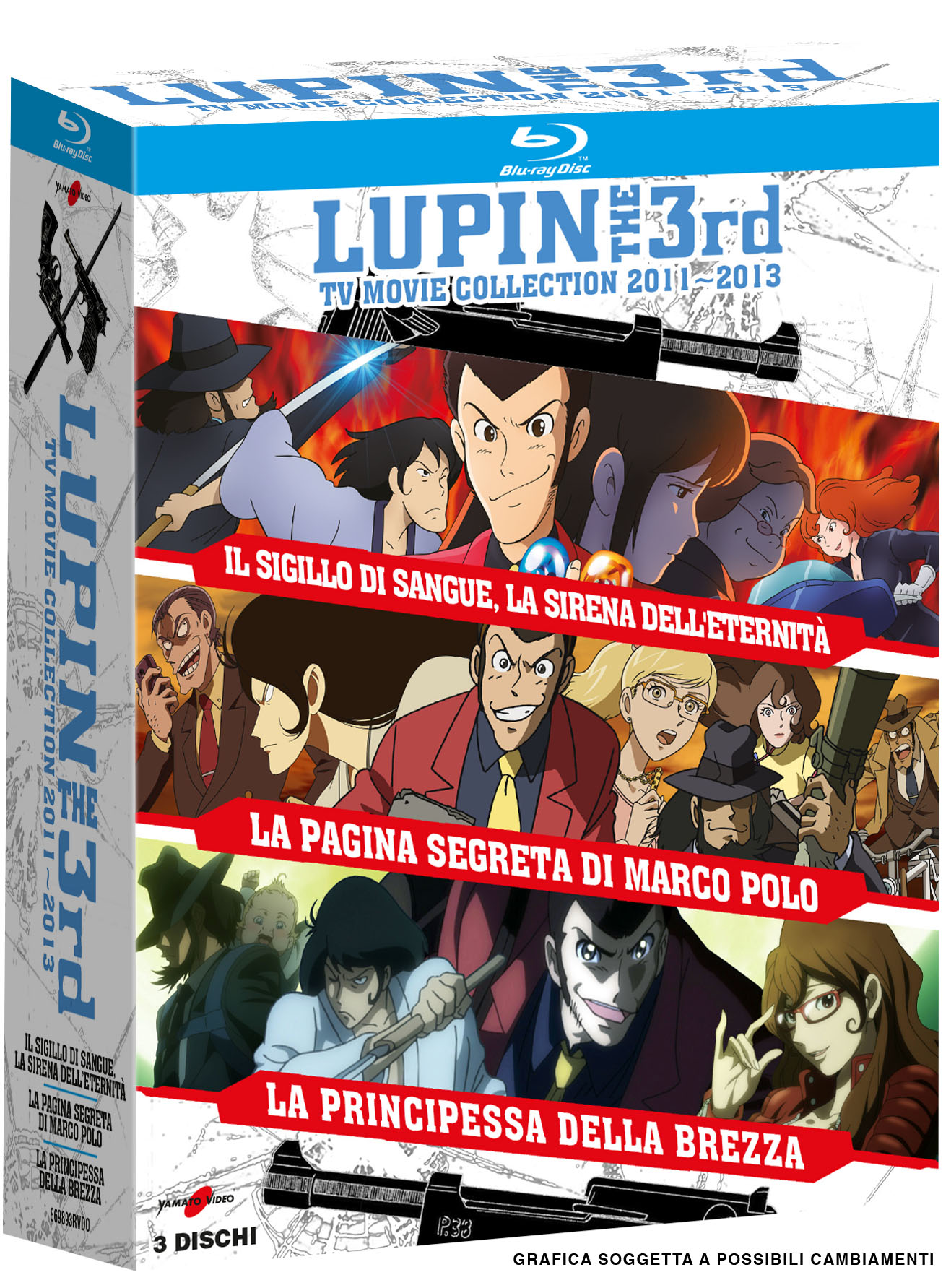 Lupin III - Tv Movie Collection 2011-2013 (3 Blu-Ray Disc)