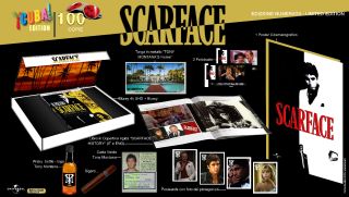 Scarface - Cuba Ed. (4K Ultra HD + Blu-Ray Disc + Poster + 4 Cards + Book)