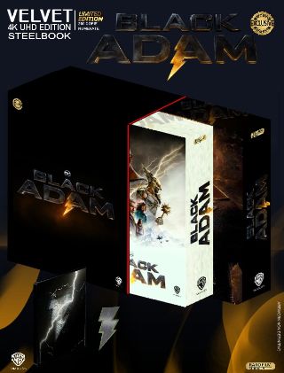 Black Adam - One Click - Velvet "Rock" Edition (4K Ultra HD + Blu-Ray Disc)