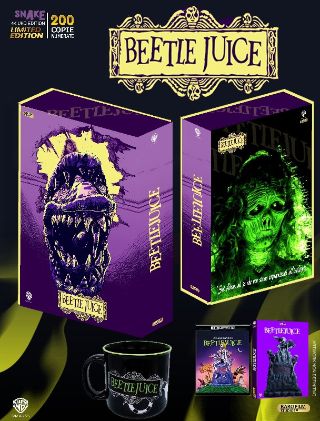 Beetlejuice - Snake Ed. (4K Ultra HD + Blu-Ray Disc + 4 Cards + 4 Spille + Booklet + Poster)