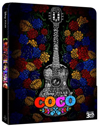 Coco (Blu-Ray 3D + Blu-Ray Disc + Disco Bonus - SteelBook) (Pixar)