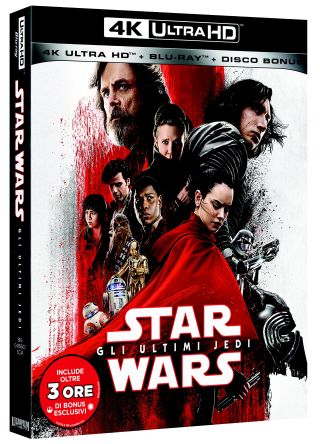 Star Wars Episodio VIII - Gli ultimi Jedi (4K Ultra HD + Blu-Ray Disc + Disco Bonus)