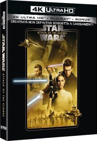 Star Wars Episodio II - L'Attacco dei Cloni (4K Ultra HD + Blu-Ray Disc + Bonus Disc)