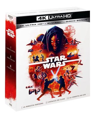 Star Wars - Trilogia EP.  I-II-III (3 4K Ultra HD + 3 Blu-Ray Disc + 3 Bonus Disc)