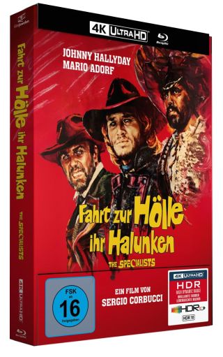 Fahrt zur Hölle, ihr Halunken (Gli specialisti) (Import GER) (4K Ultra HD + Blu-Ray Disc)