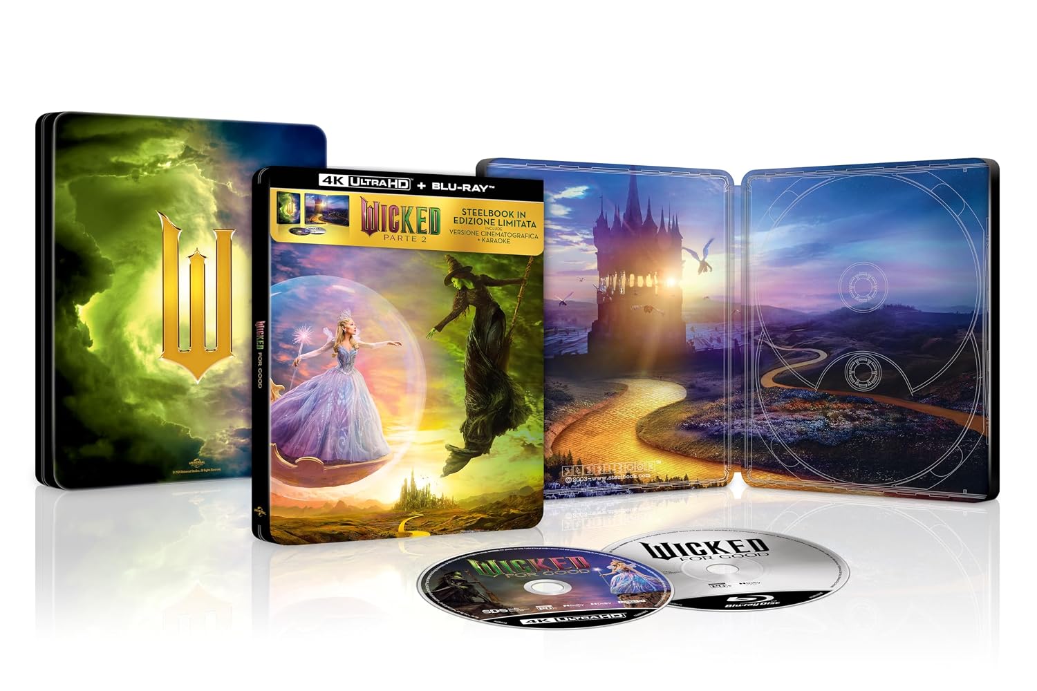 Wicked - Parte 2 (4K Ultra HD + Blu-Ray Disc - SteelBook) — Steelbook 4K UHD
