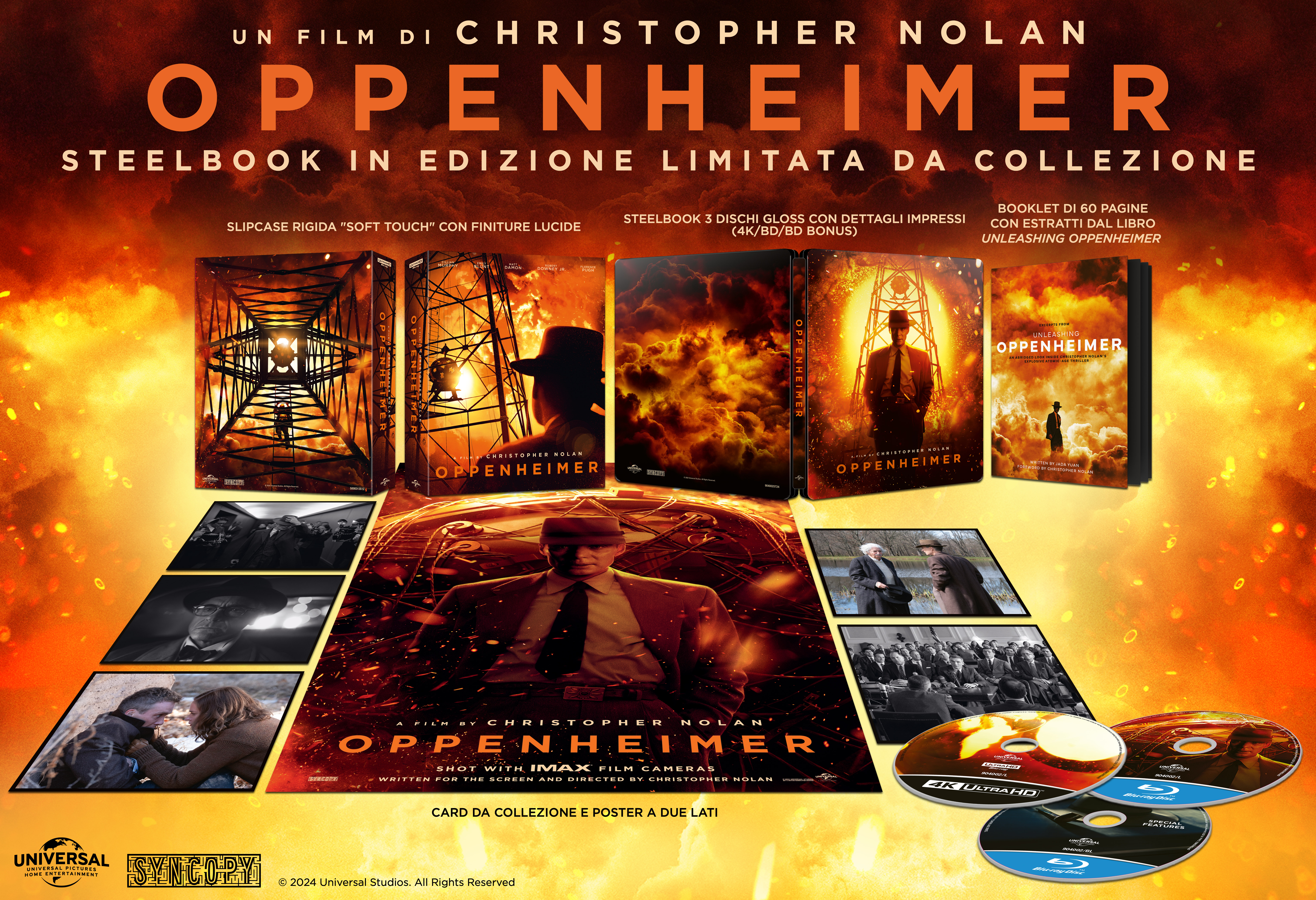 Oppenheimer - UCE (4K Ultra HD + 2 Blu-Ray Disc - SteelBook)