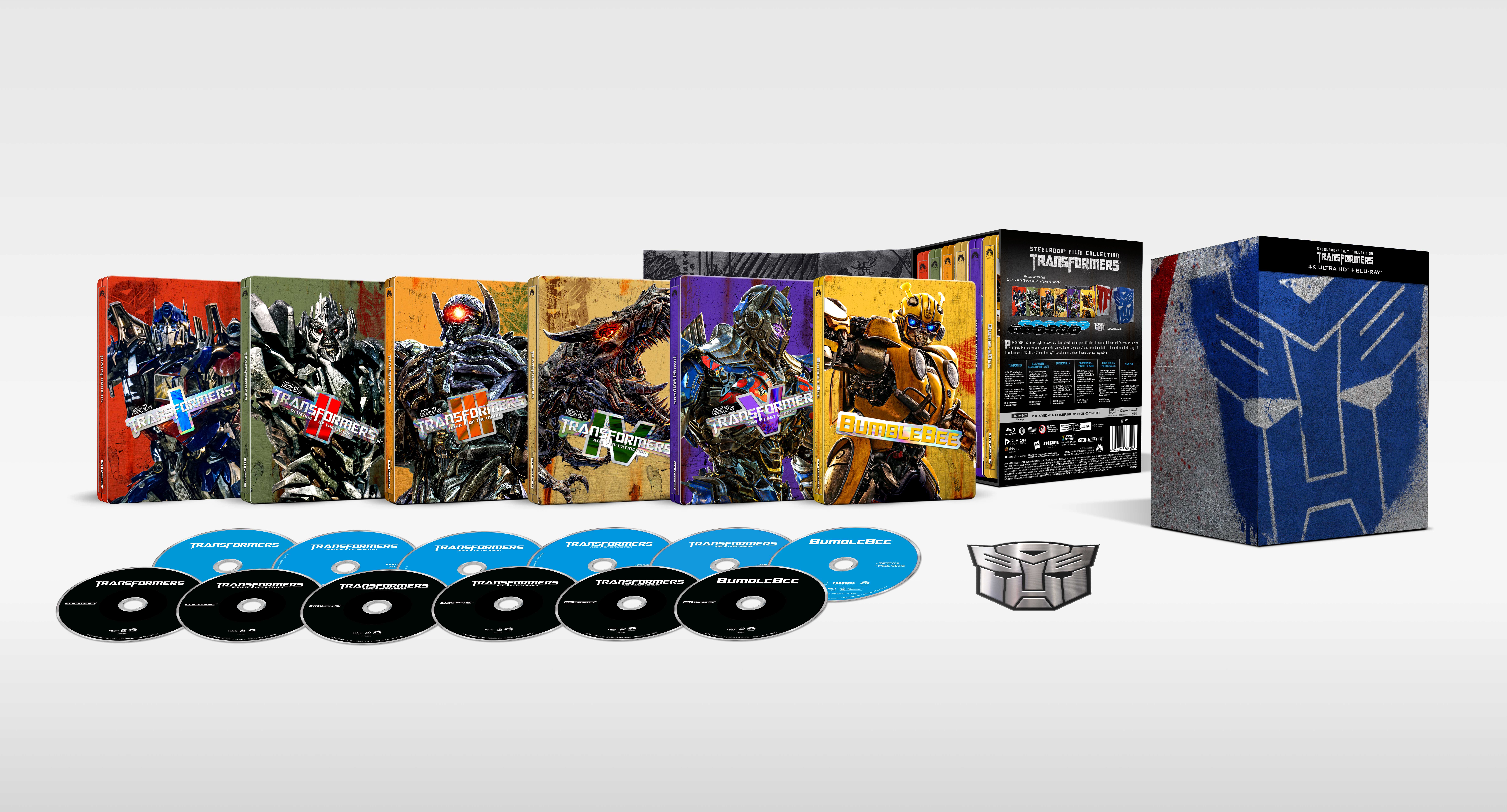 Transformers - Film Collection (6 4K Ultra HD + 6 Blu-Ray Disc - Steelbook)