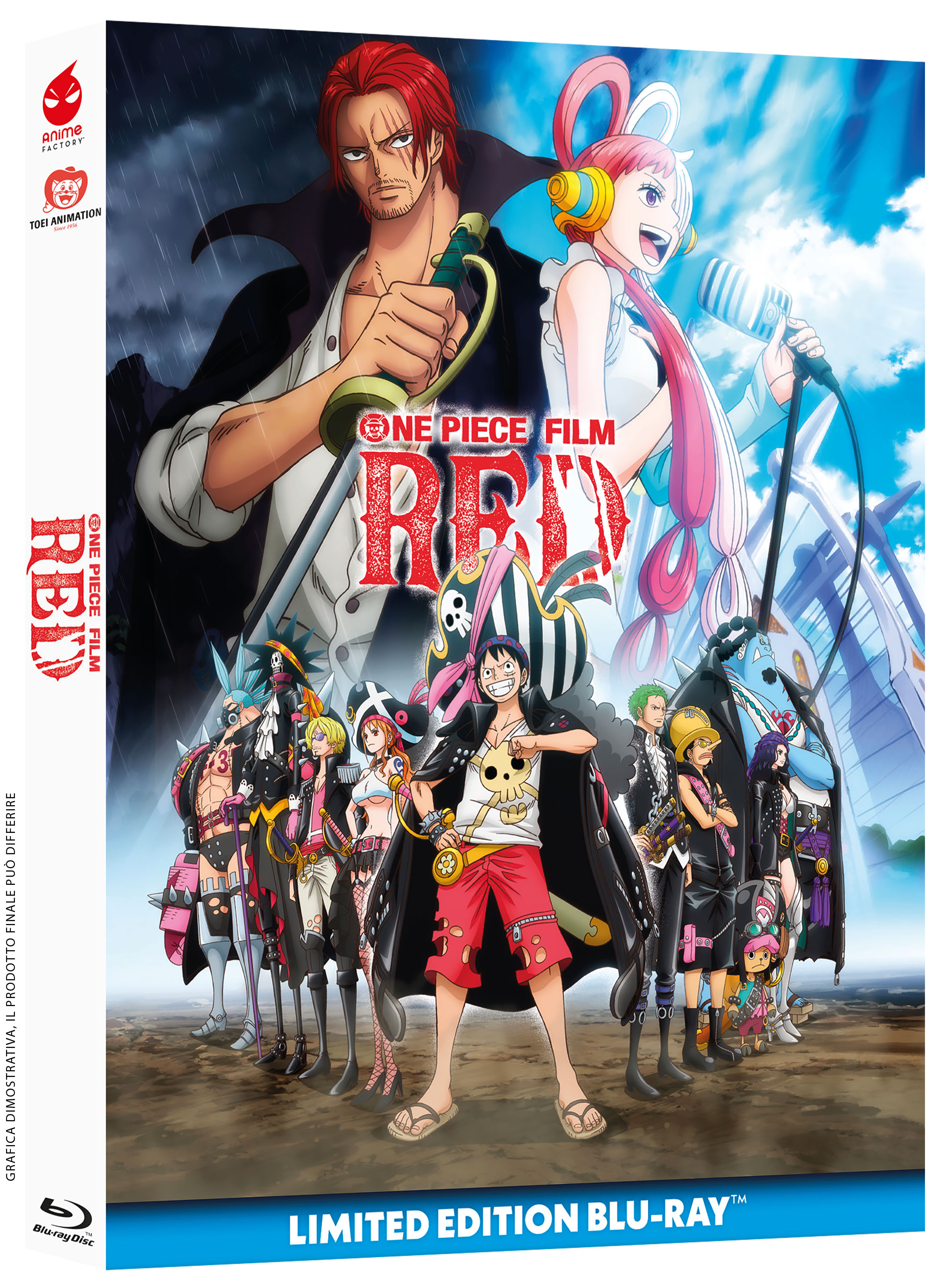 One Piece Film: Red - Limited Edition (Blu-Ray Disc + 6 Cards)