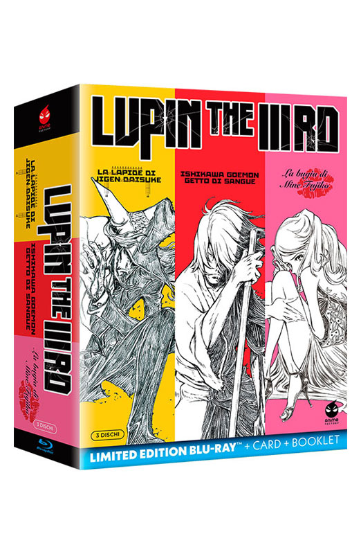 Lupin III - La Trilogia (3 Blu-Ray Disc + Booklet + Card)