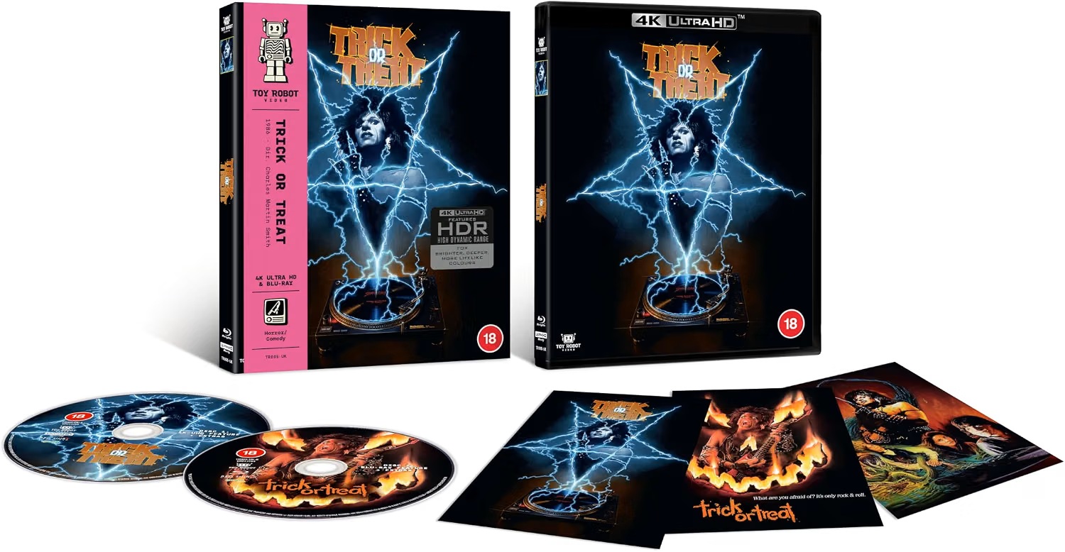 Trick or Treat (Morte a 33 giri) (Import UK) (4K Ultra HD + Blu-Ray Disc) (NO AUDIO ITA) — 4K Ultra HD