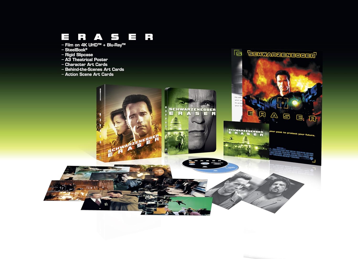 L'Eliminatore - Eraser - UCE (4K Ultra HD + Blu-Ray Disc - SteelBook)