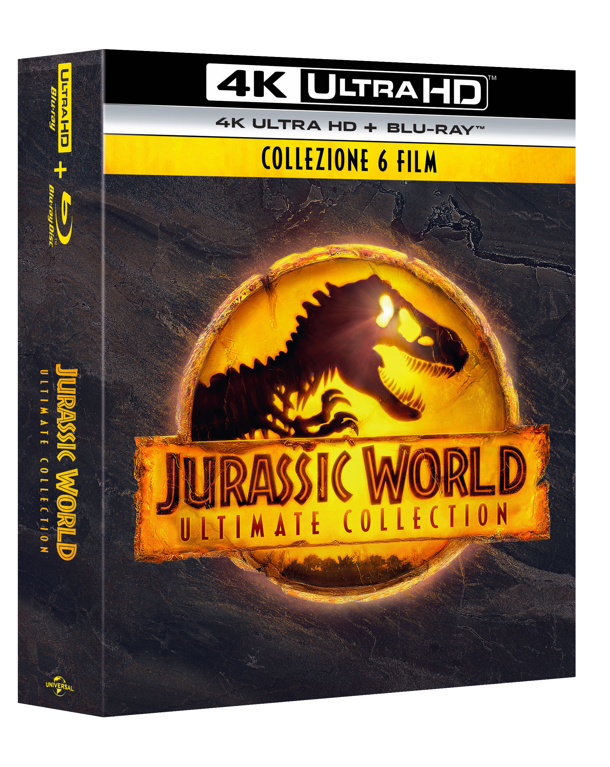 Jurassic World 6 Movie Collection (6 4K Ultra HD + 6 Blu-Ray Disc)
