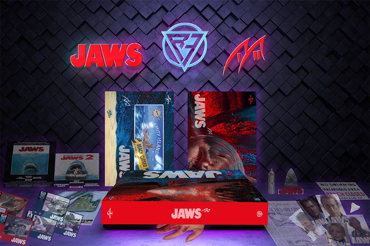 Jaws - Blood and sand - One Click (2 4K Ultra HD + 2 Blu-Ray Disc + Box)