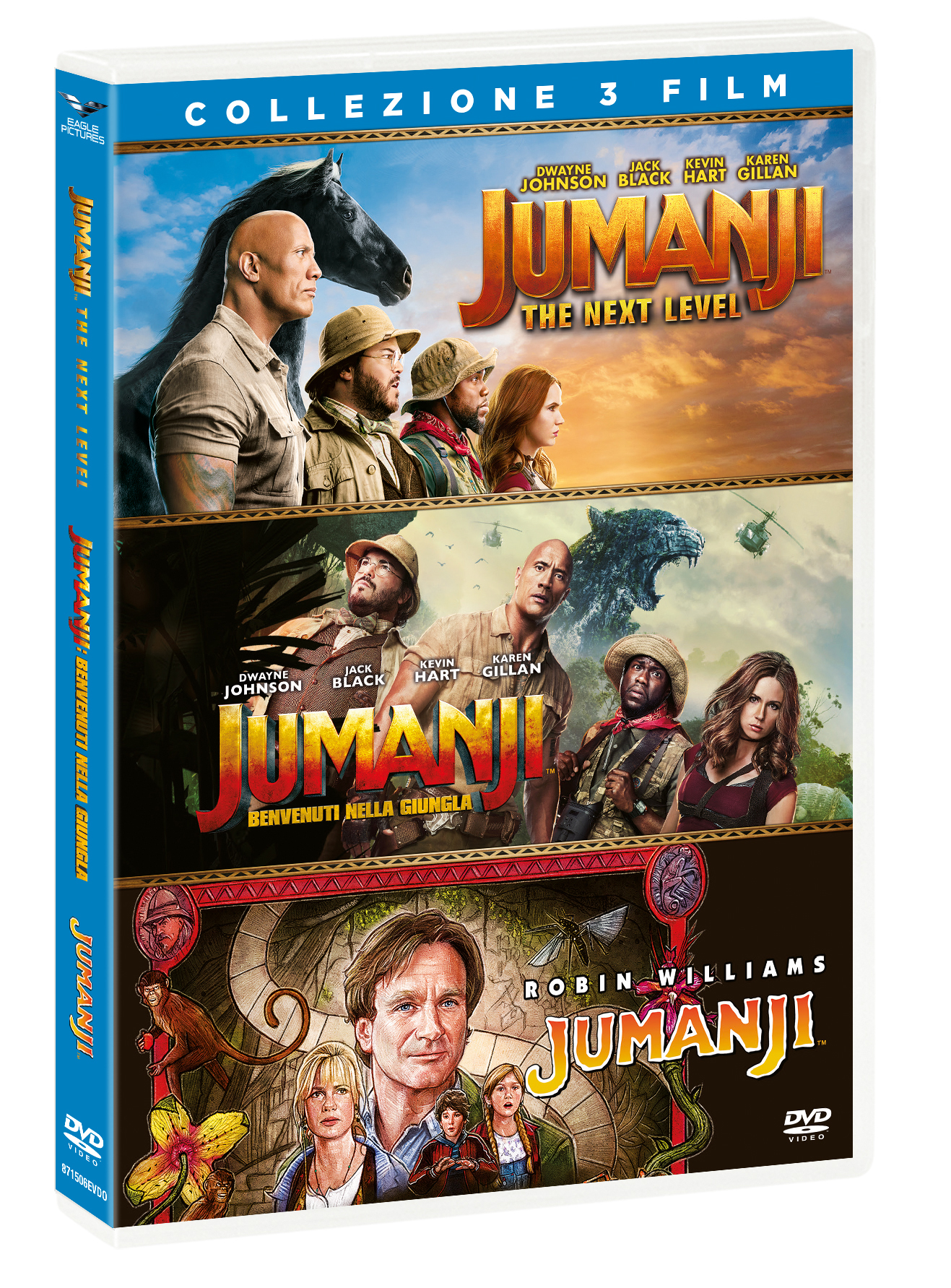 Jumanji - Collezione 3 Film (3 DVD)