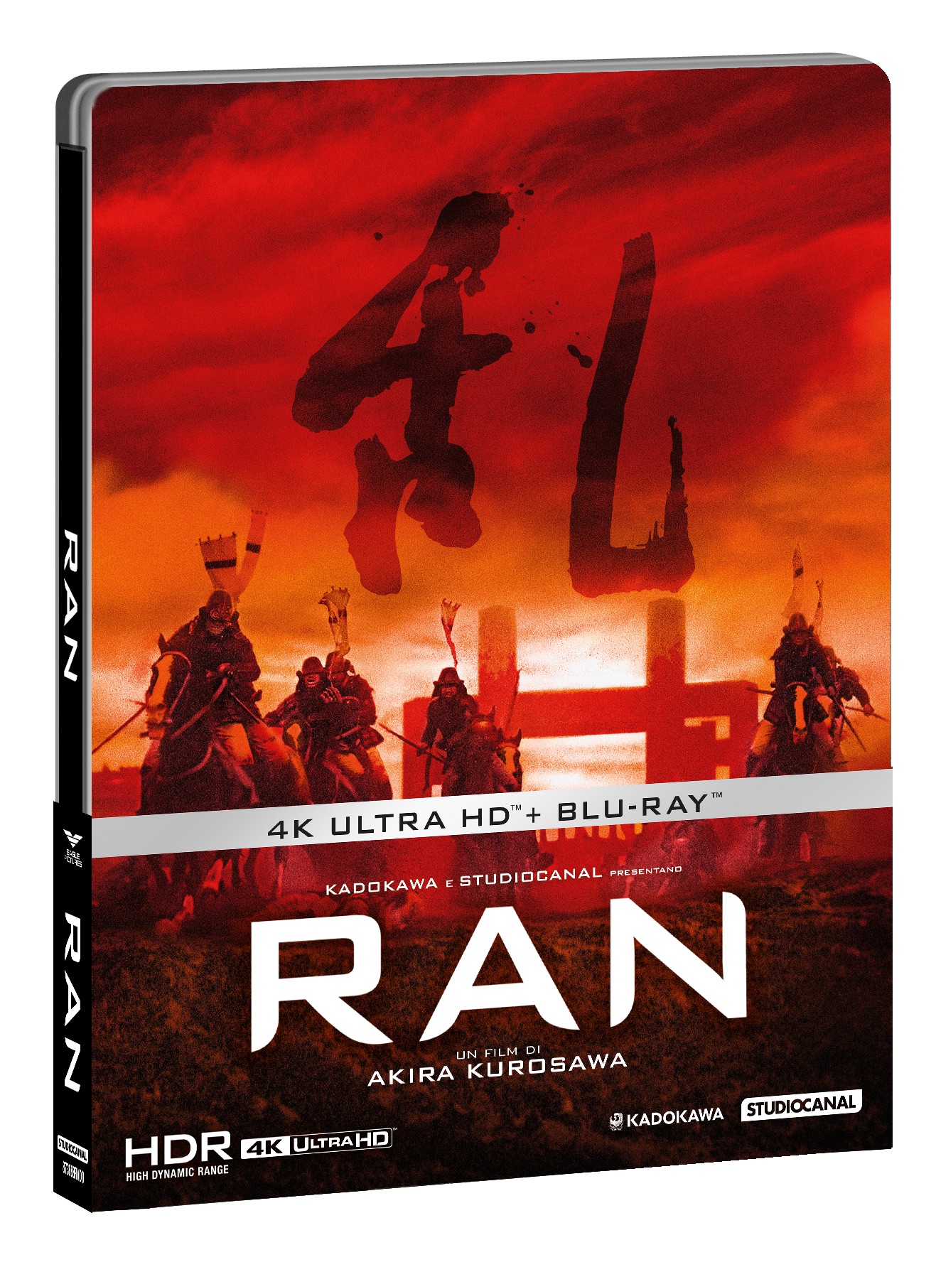 Ran (4K Ultra HD + Blu-Ray Disc + Poster - SteelCase) (Esclusiva*) — 4K Ultra HD