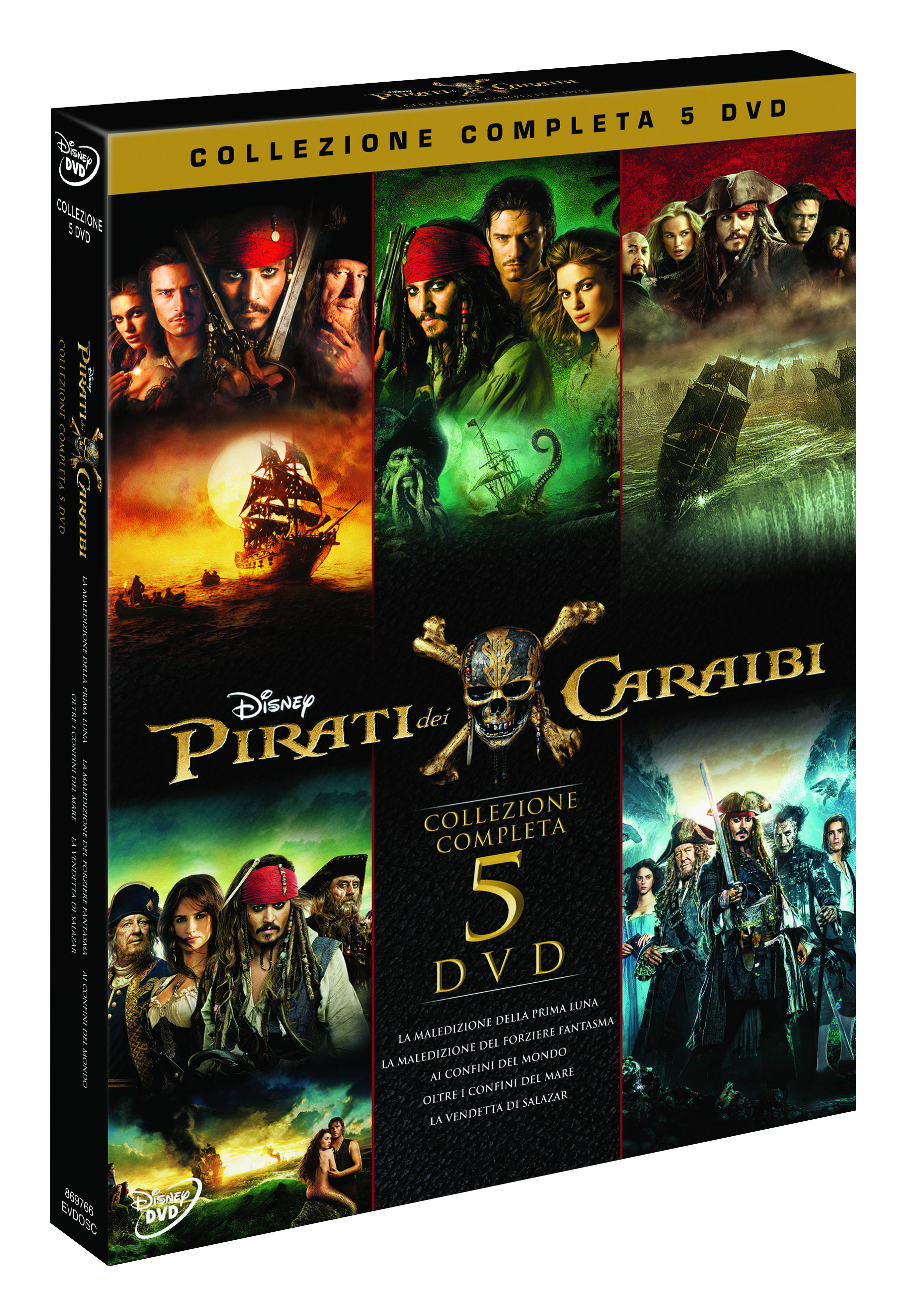 Pirati dei Caraibi - Collezione Completa (5 DVD)