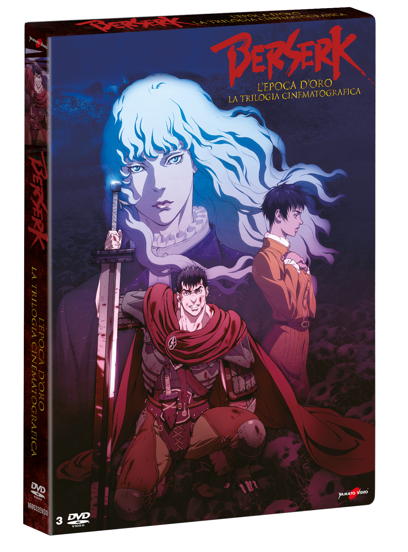 Berserk - L'epoca d'oro - La Trilogia Cinematografica (3 DVD + Booklet + Card)