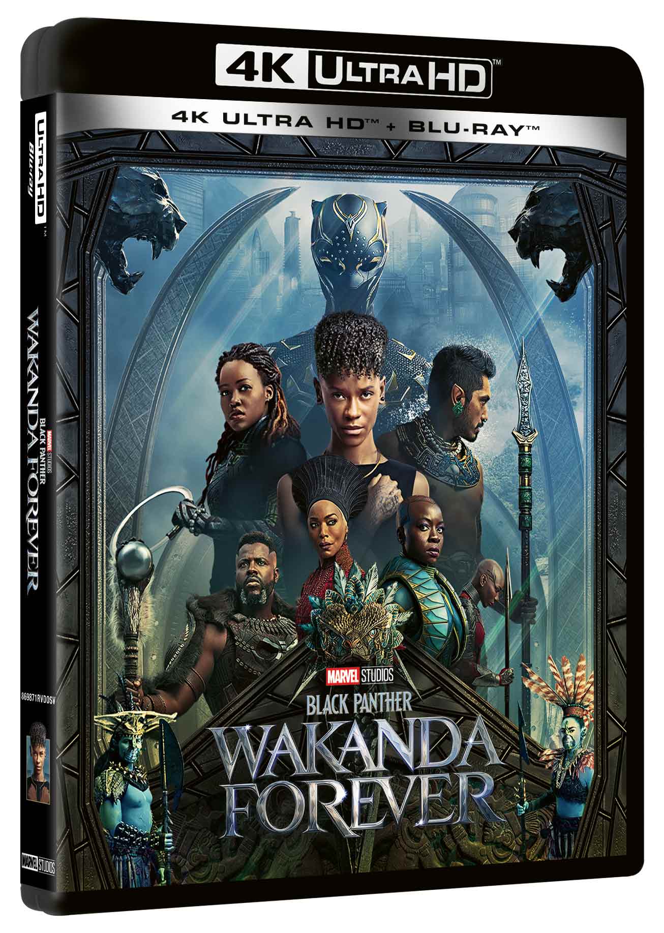 Black Panther - Wakanda Forever (4K Ultra HD + Blu-Ray Disc + Poster)