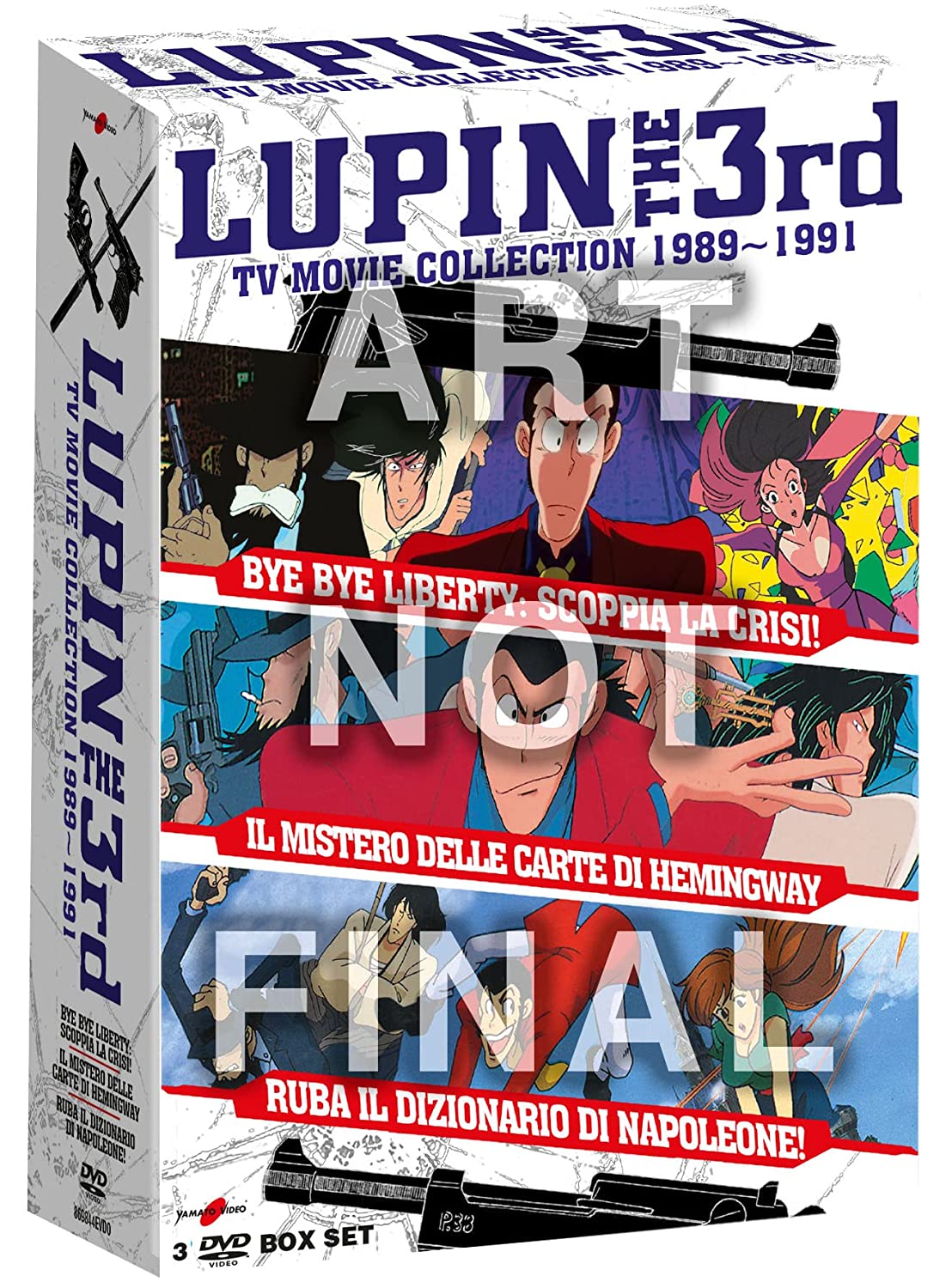 Lupin III - Tv Movie Collection 1989-1991 (3 DVD + Booklet)