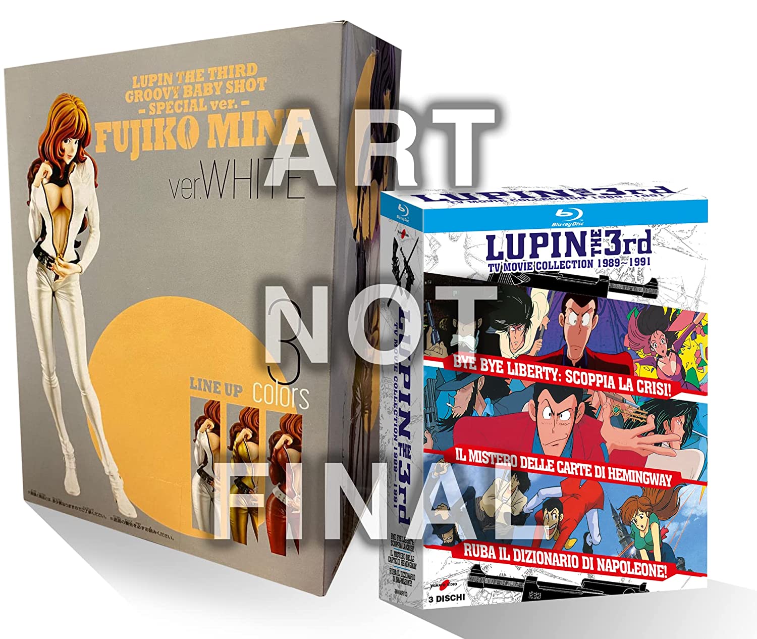 Lupin III - Tv Movie Collection 1989-1991 (3 Blu-Ray Disc + Booklet + Action Figure Fujiko)