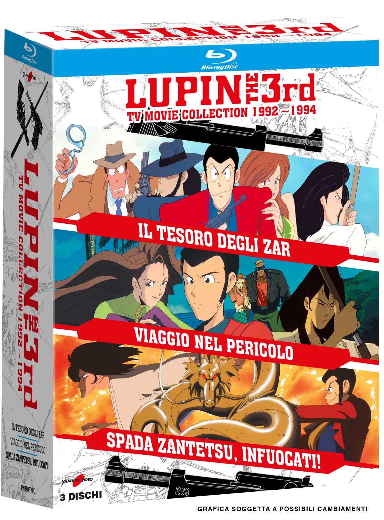 Lupin III - Tv Movie Collection 1992-1994 (3 Blu-Ray Disc)