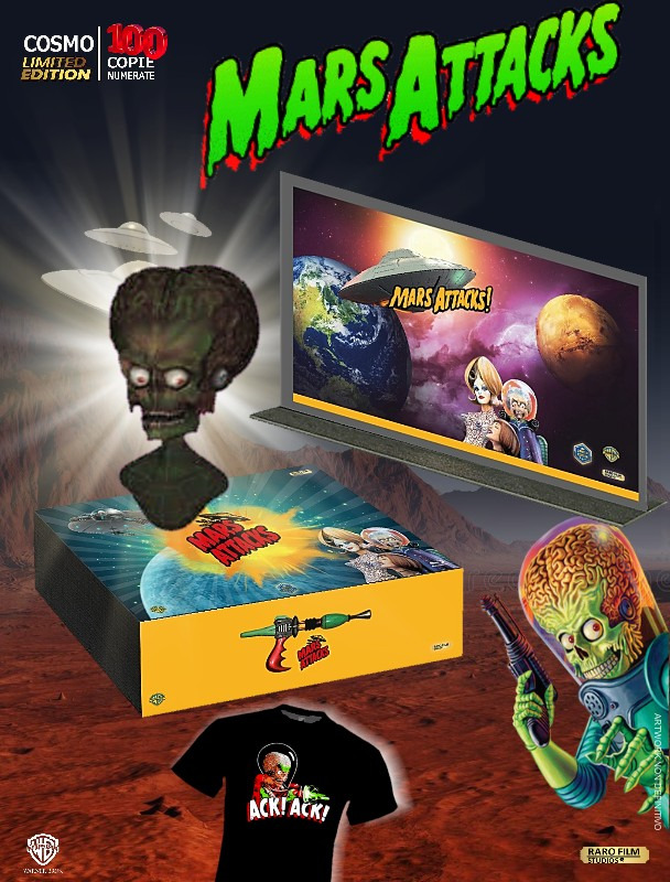 Mars Attacks! - One Click - Cosmo Collection 3d (Blu-Ray Disc + Box)