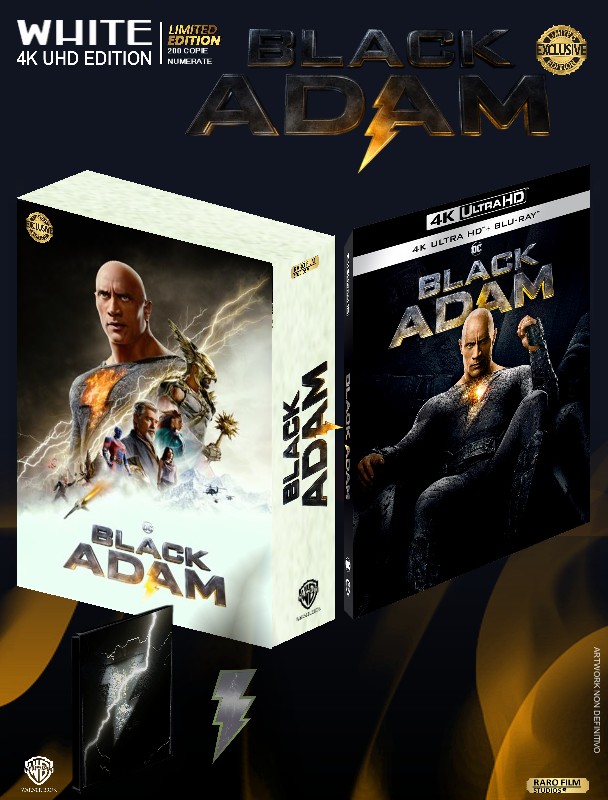 Black Adam - White Ed. (4K Ultra HD + Blu-Ray Disc + Poster + Booklet + 4 Postecards)