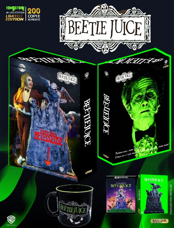 Beetlejuice - Tombstone Ed. (4K Ultra HD + Blu-Ray Disc + 2 Postcards + Booklet + Poster)