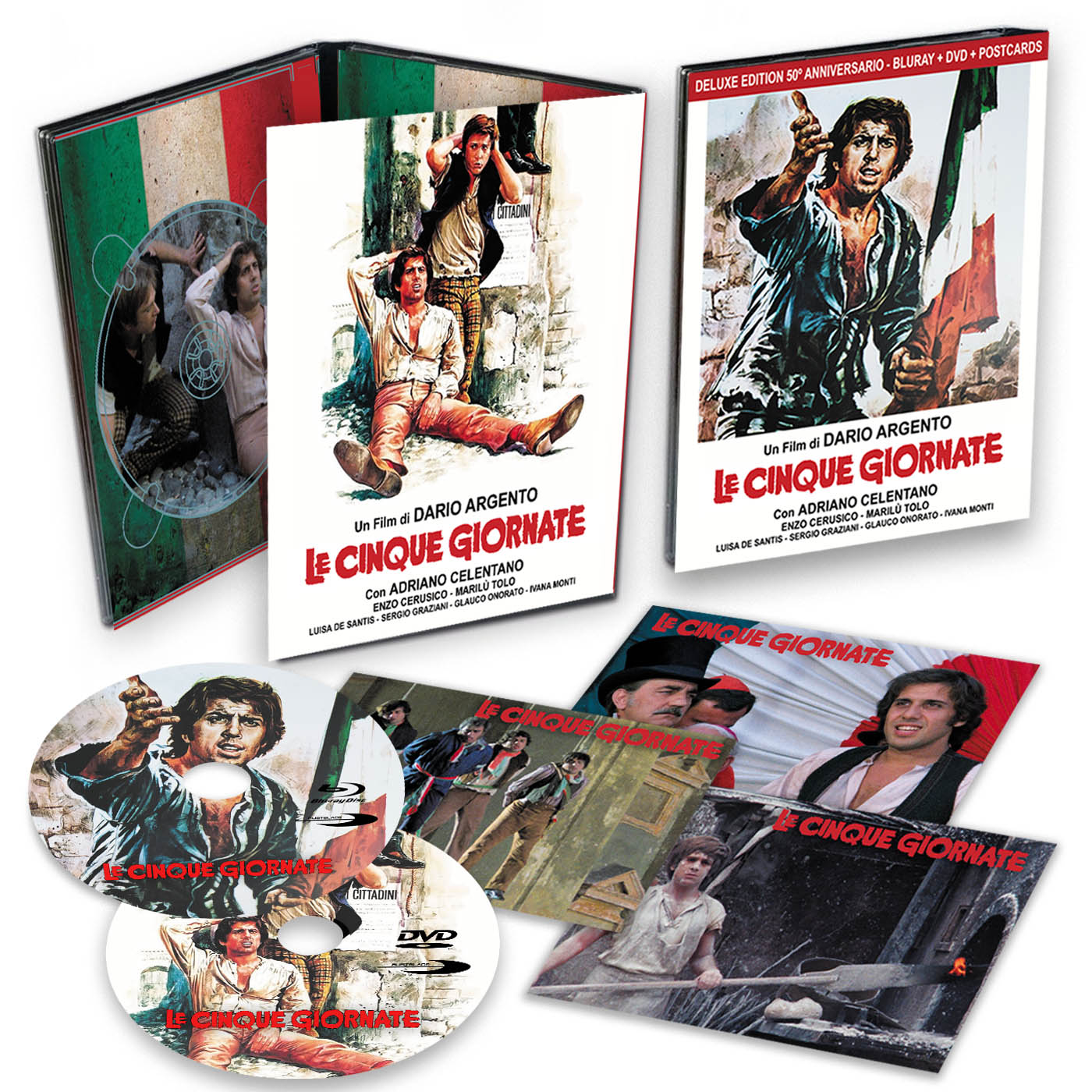 Le cinque giornate - Deluxe Edition del 50° Anniversario - Limitata 250 copie (Blu-Ray Disc + DVD)
