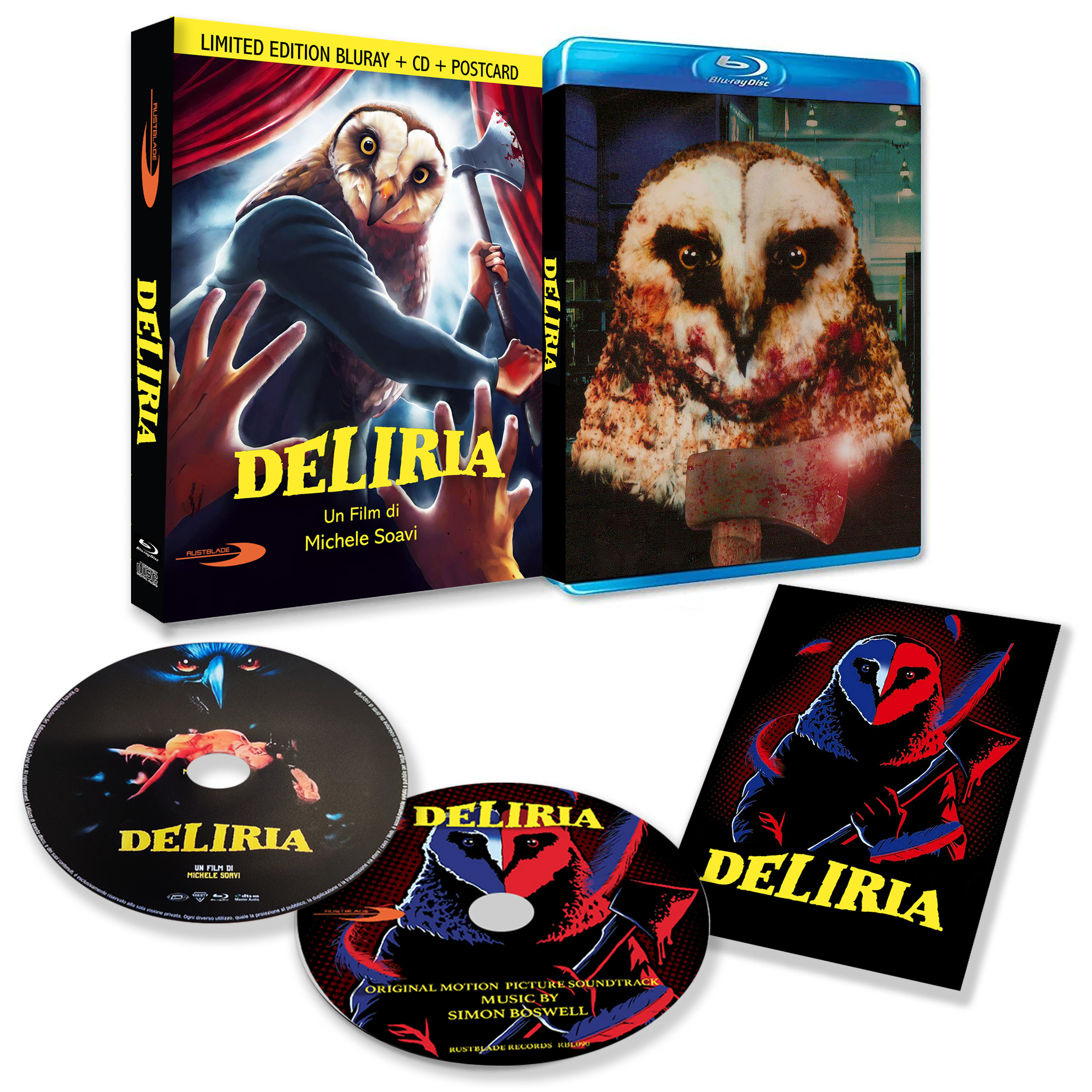 Deliria - Limited Edition (Blu-Ray Disc + CD + Postcard)