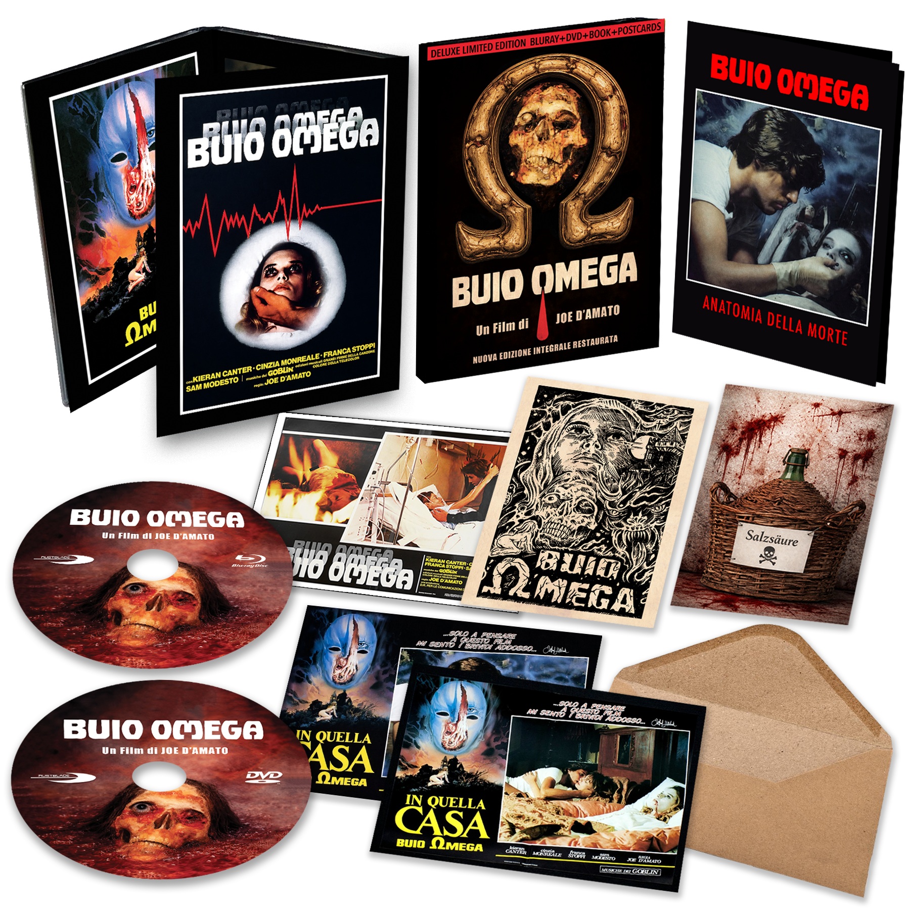 Buio Omega - Deluxe Edition Box (Blu-Ray Disc + DVD + Book + Cards)
