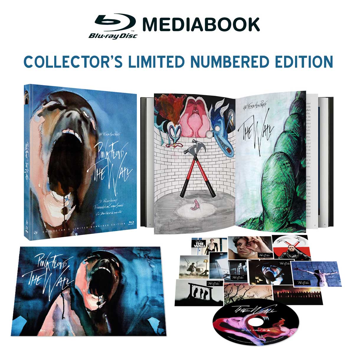 Pink Floyd: The Wall - Collector's Limited Numbered Edition (Blu-Ray Disc - Mediabook)