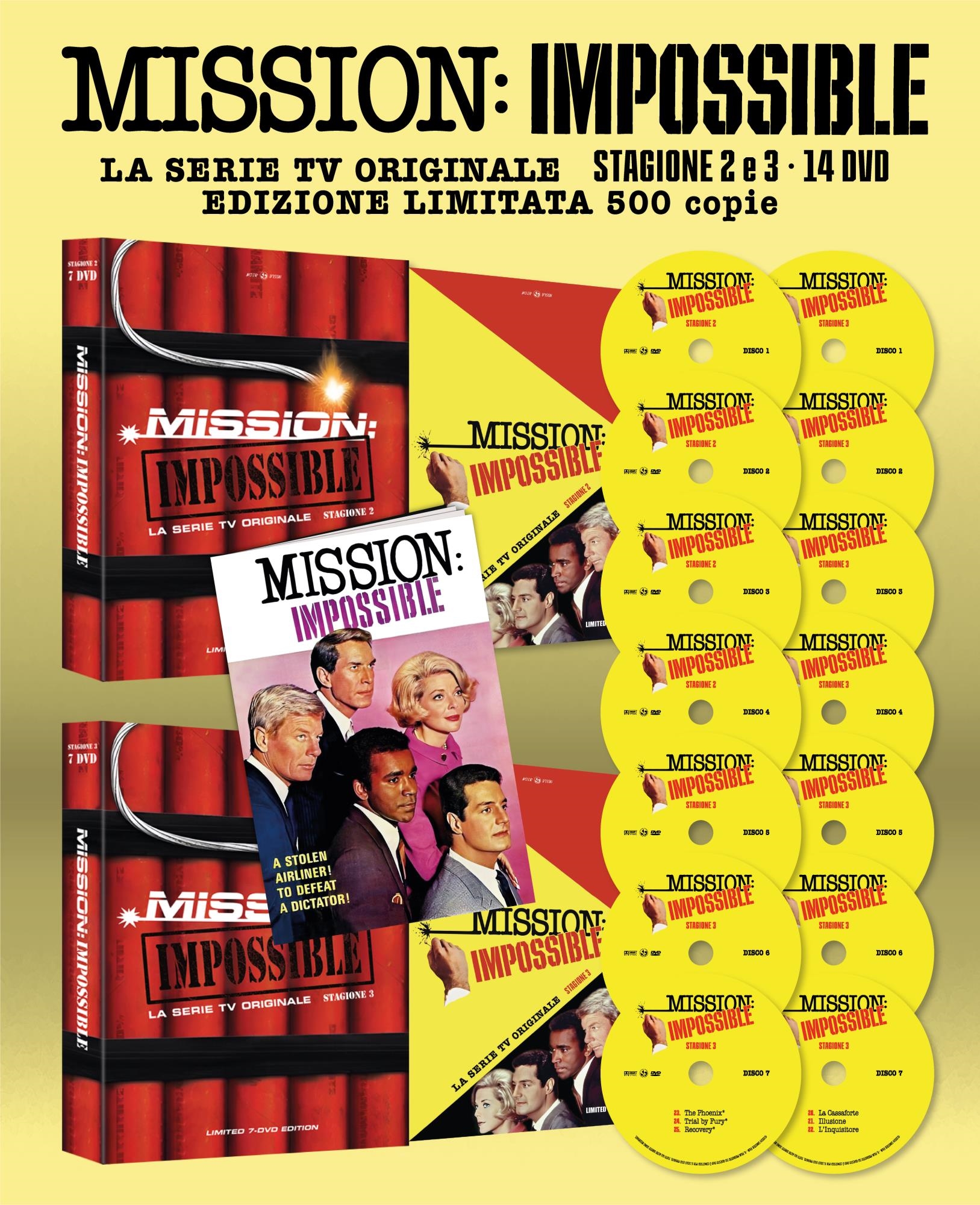 Mission: Impossible - Stagione 02-03 - Limited Ed. (Noir d'Essai # 364) (14 DVD + Booklet)